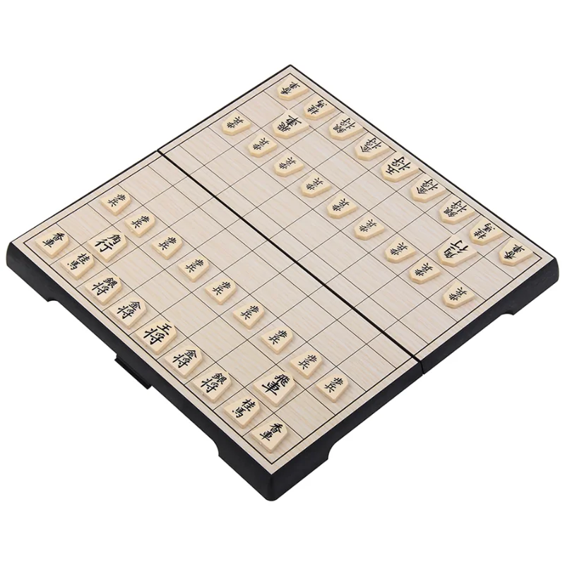 Set Shogi Resmi Travel Game Papan Backgammon Kit Juego Meja Pasangan Buah Catur Hiburan Santai Profesional