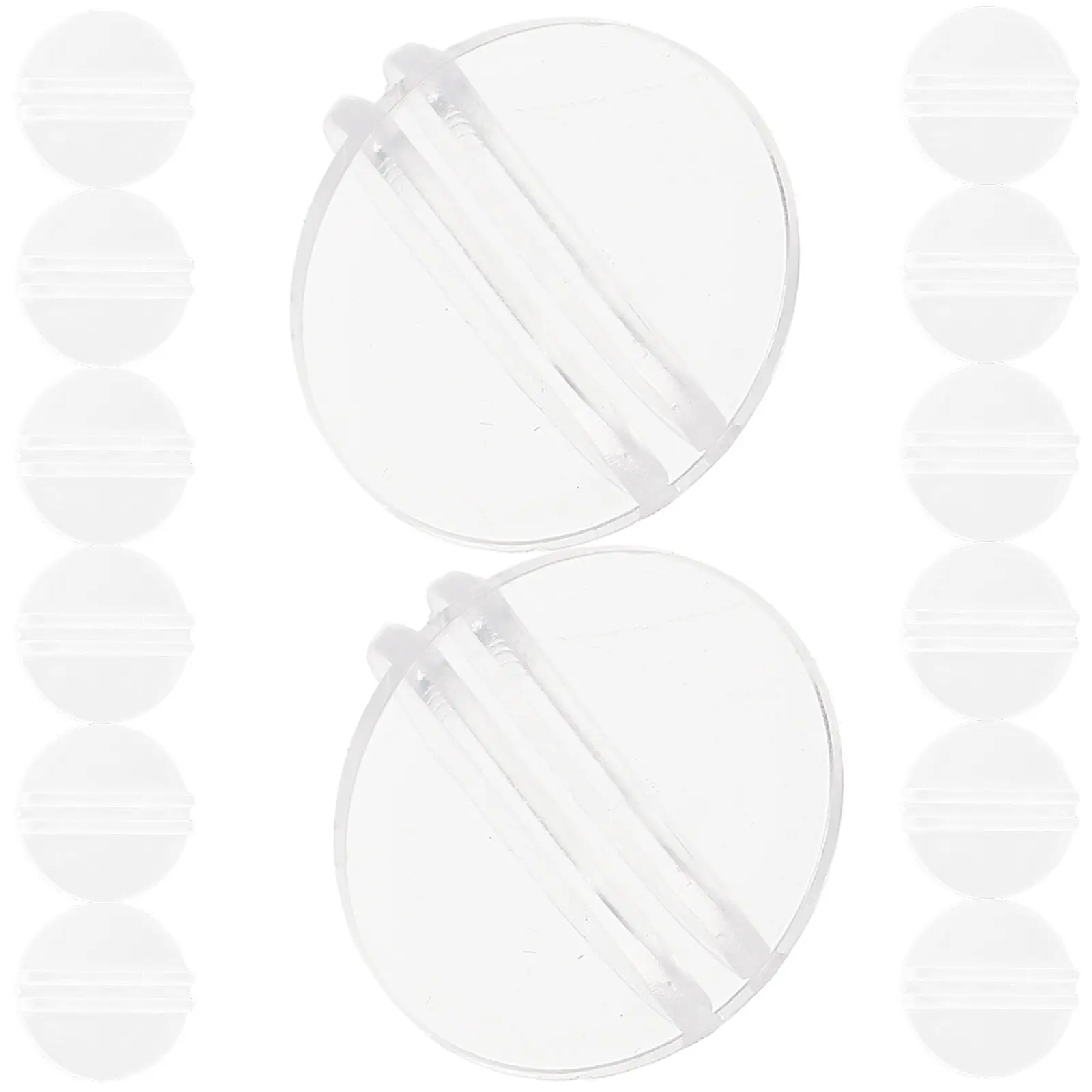 50Pcs Card Holders Paper Game Parts Business Card Stand Clear Plastic Desk Organizer Display Game Pieces