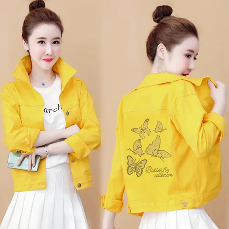 

Весенняя женская одежда из раннего денима ort Jaet, осень-весна Faion 2021, новая европейская весенняя верхняя одежда Ins Small ence