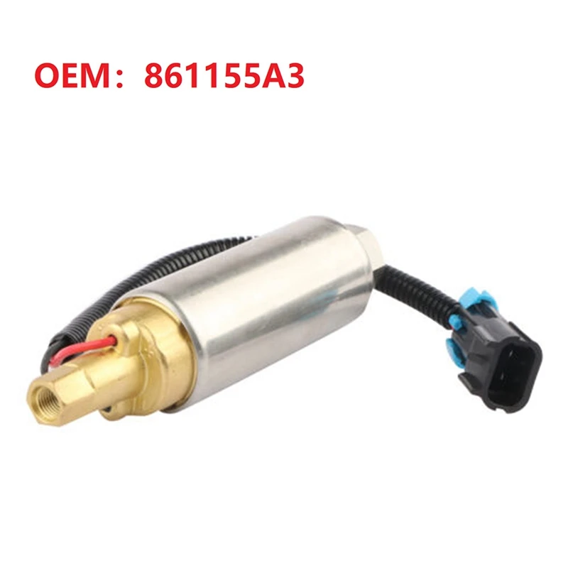 1 Piece 861155A3 Fuel Pump Electric New Metal Automotive Supplies For MERCURY Mercruiser Boat V6 V8 Carb 4.3 5.0 5.7