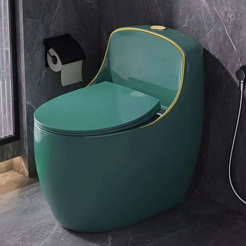 Egg-shaped Toilet Modern Simple Ceramic Toilet Household Creative Shape Horizontal Silent Large Pipe Toilet