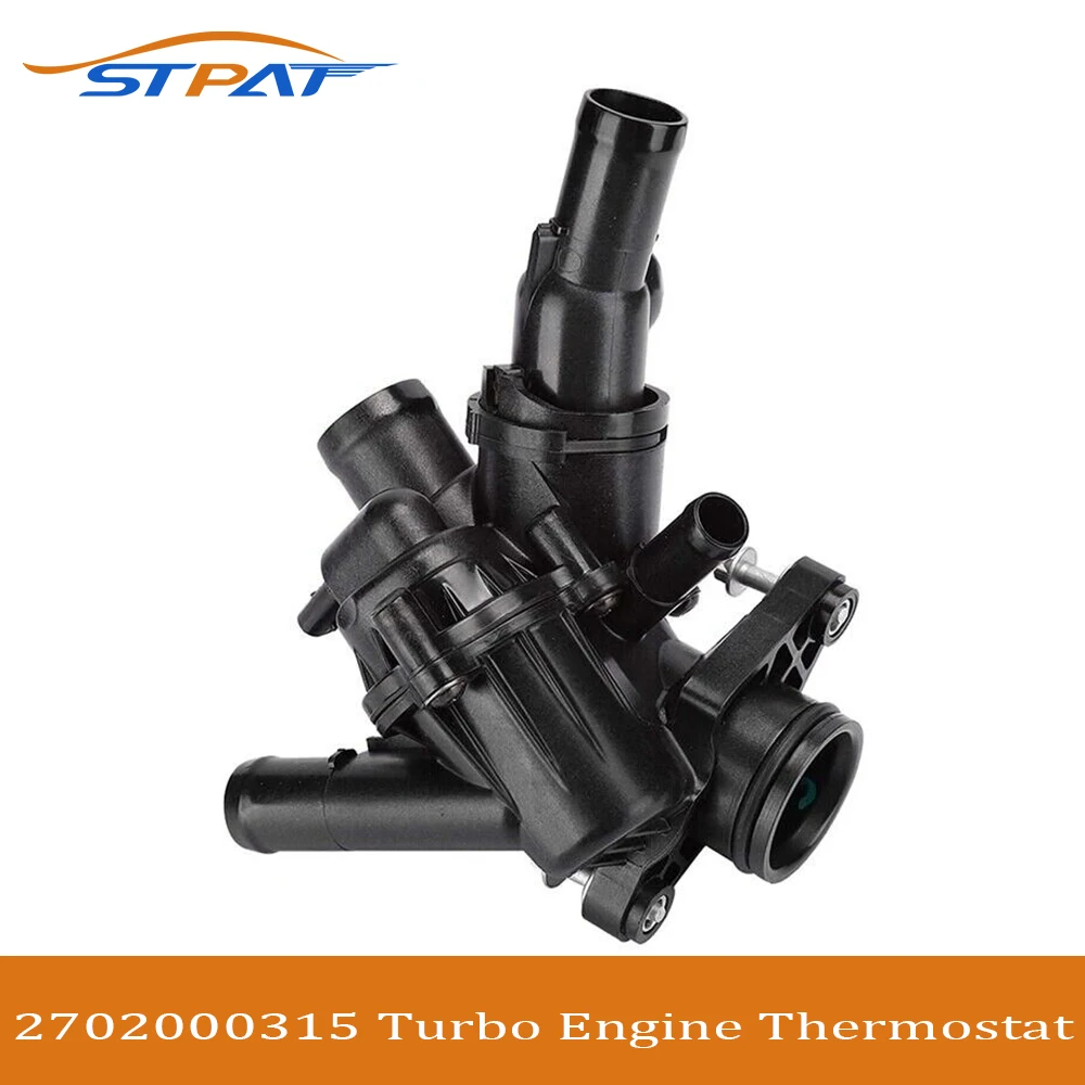 STPAT 2702000315 2702000415 2702000615 2702002200 ATurbo Engine Thermostat For Mercedes Benz CLA250 CLA45 AMG 2702000615