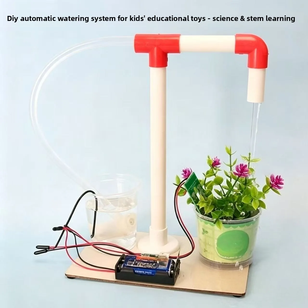 Children's Science and Education Experiment Models, DIY Automatic Watering System Hand-Assembled Toys, DIY Gifts