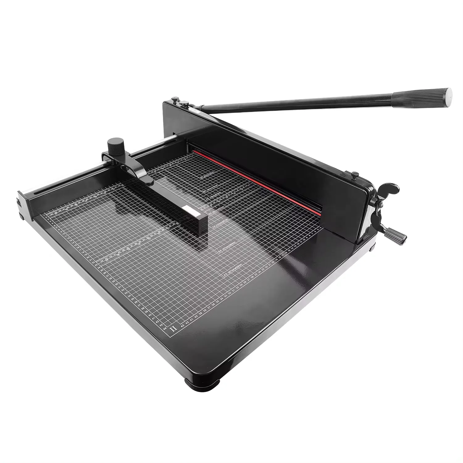 858 Heavy Duty Paper Cutter Machine Manual Guillotine Paper Cutting Cutter A3 A4 Photo Paper Trimmer for Office Thick Cutting
