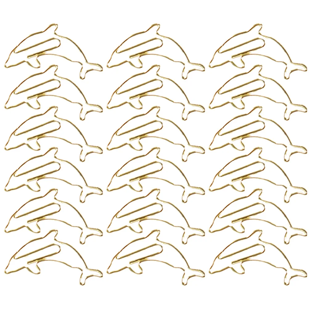 

18pcs Metal Cartoon Paper Clips Strong Clamping Force Not Easy To Deform For Office School Files Documents Office