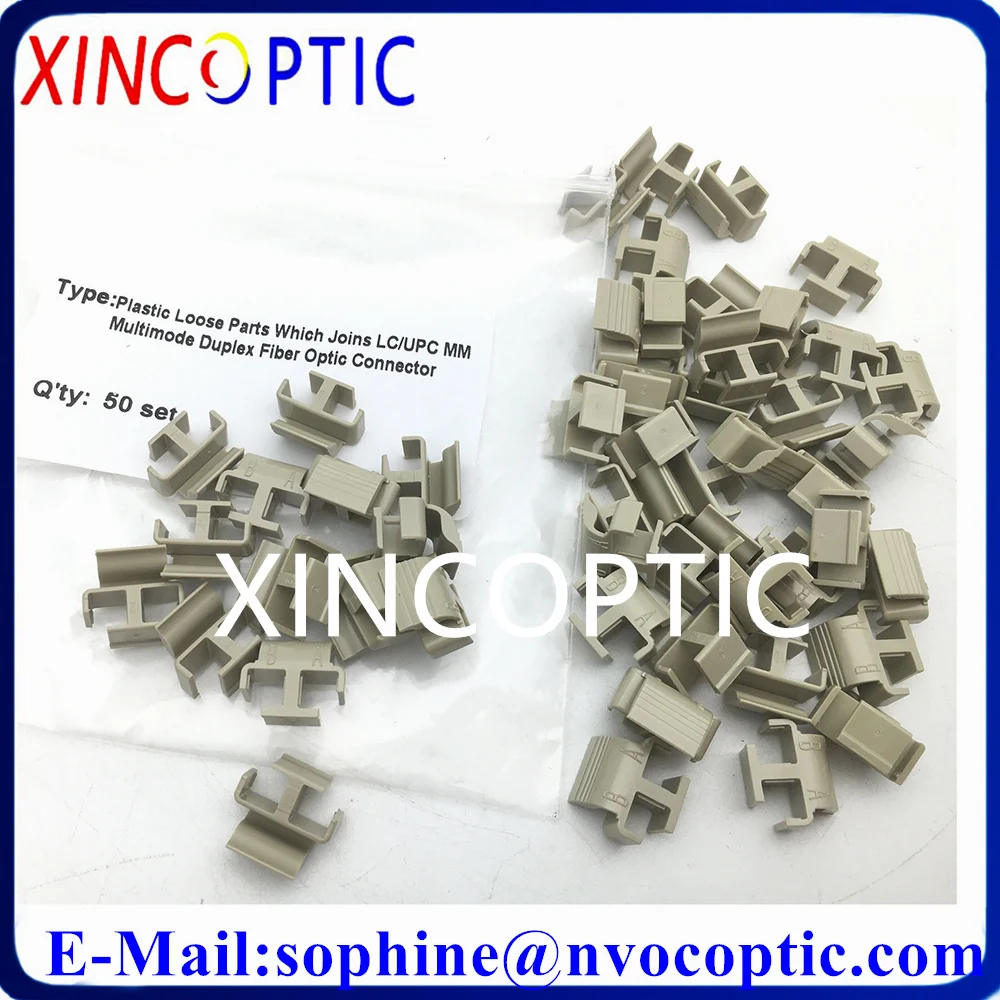 1000Pcs Plastic Loose Parts Which Joins LC/SC UPC MM Multimode Duplex Fiber Optic Connector Patch Cord