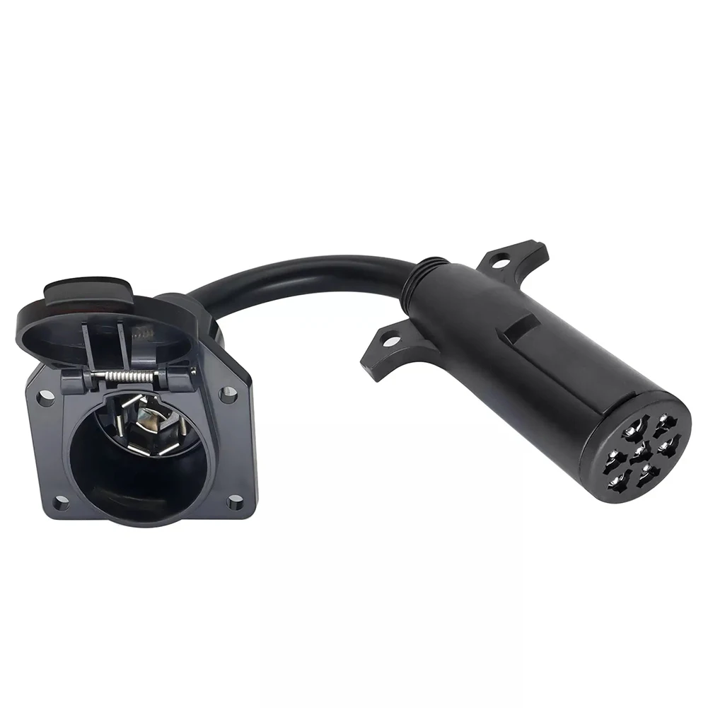 

For Towing Setup For Trailer Connection Truck To RV Converter RV Trailer Adapter Non-deformation ABS Material Easy To Use