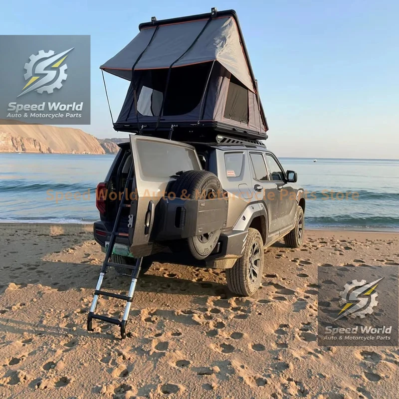 Speed WorldRoof Top Tent Camper Car 4X4 Ultralight Ox Hard Shell Waterproof Windproof Quick Setup For SUV Camping Overlanding