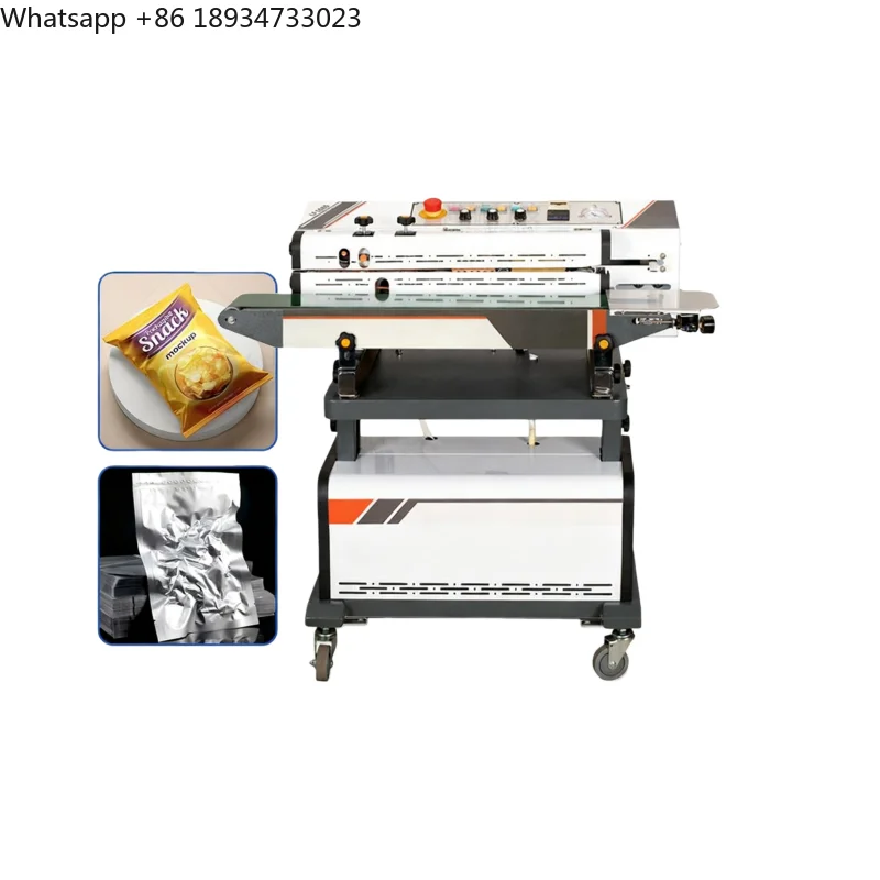 

High Quality Solid Ink Printing Continuous Vacuum Filling Nitrogen Gas Flushing Plastic Bag Heat Sealing Machine