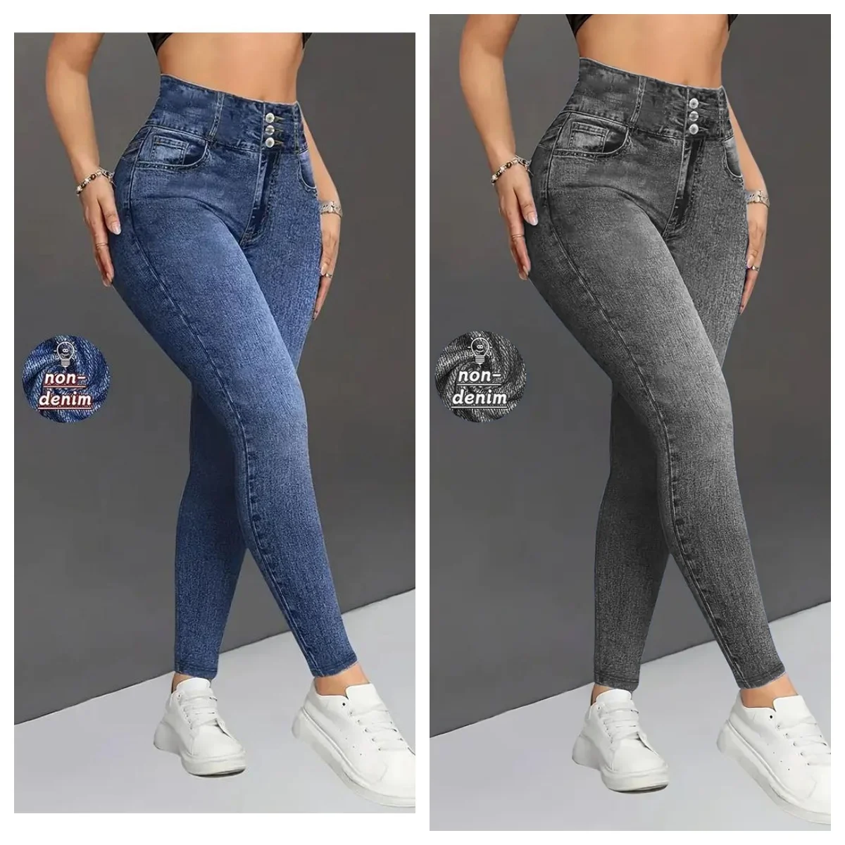 Spring Women's Non-Denim Leggings Gym Yoga Pants Casual Elastic Workout Exercise Fitness Running Tights Leggings Daily Wear - Image 3
