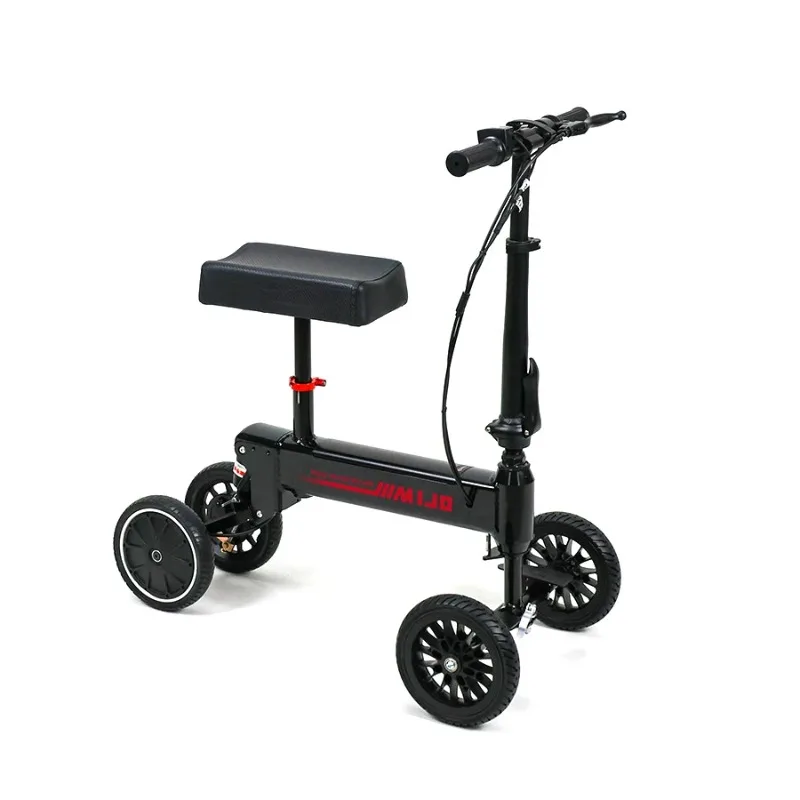Alat Bantu Jalan Lutut MK01 dengan Ban 8 Inci, Motor 150W, untuk Penyandang Disabilitas