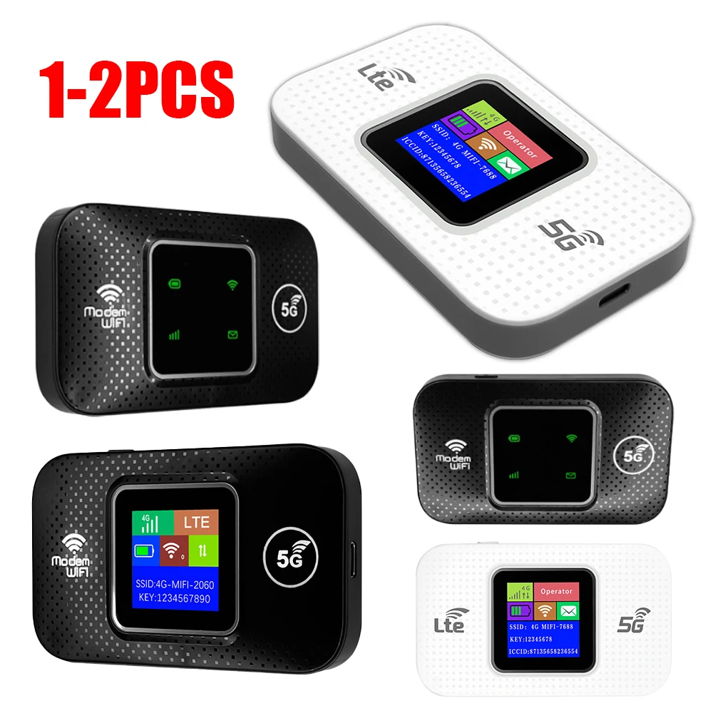 4G LTE Portable WiFi Device Wireless WiFi Router with SIM Card Slot Portable WiFi Mobile Hotspot Qualcomm MSM8916 Chip Plug Play