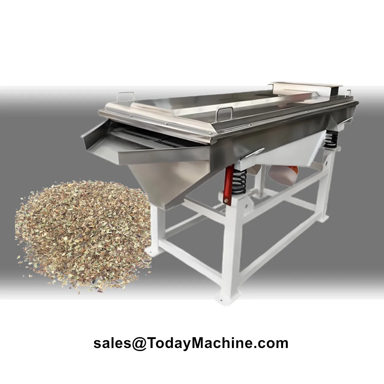 Linear Vibrating Screen Machine Vibratory Sieve Shaker Screening Equipment For Plastic Recycling