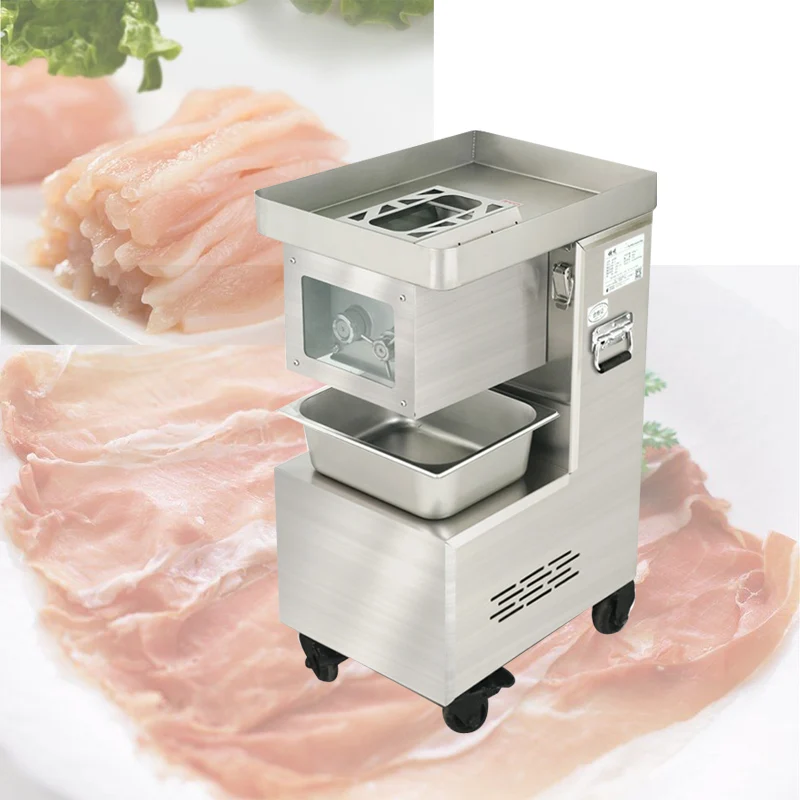 

Commercial Electric Meat Slicer Stainless Steel Meat Shredder Dicing Machine Vertical Meat Cutting Machine Vegetable Cutter