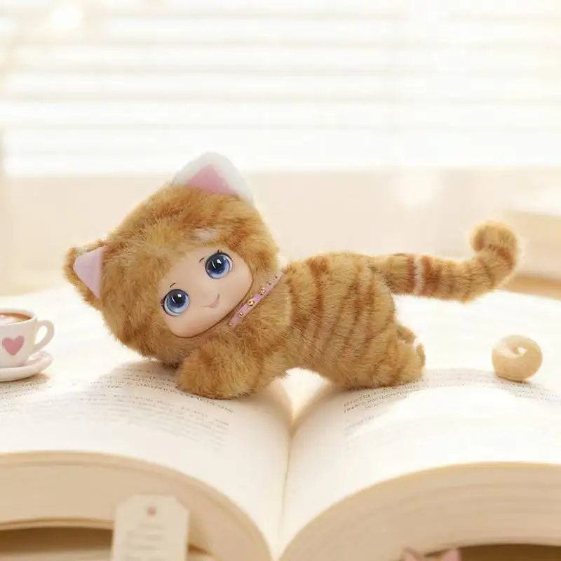 Cute Animals Plush Toy Fluffy Bear Cat Fox Elephant Wrist Rest Desk Companion Study Buddy Kids Children Birthday Gift Doll