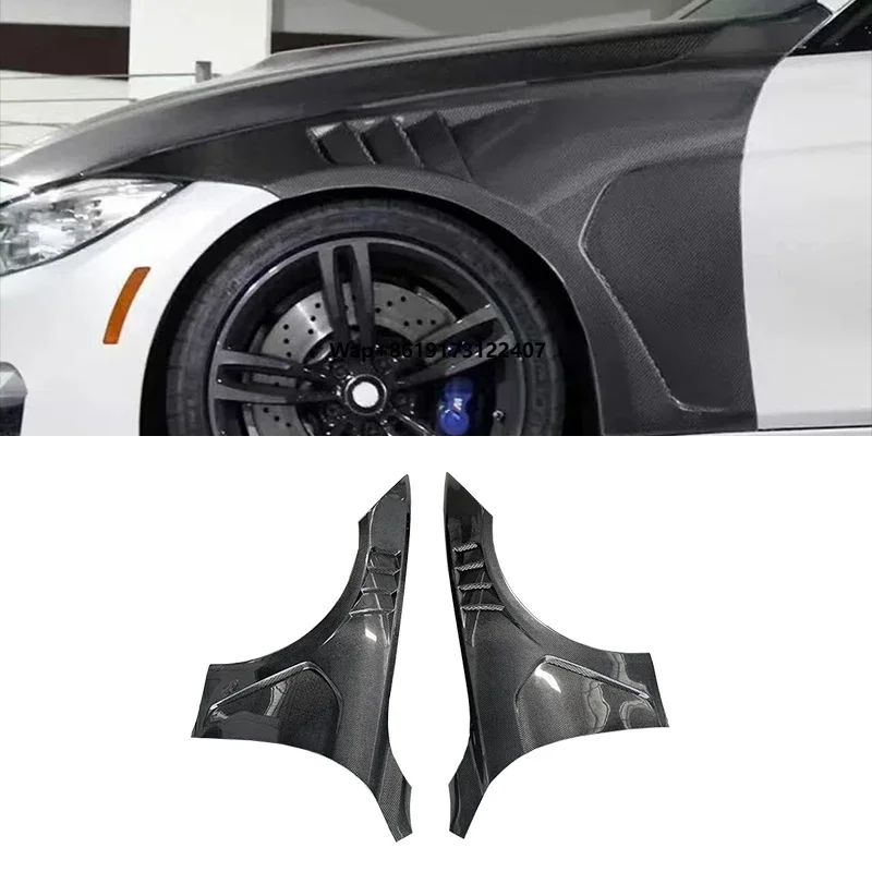 

High Quality Wet Carbon Fiber Car Parts for M4 F82 2013-2019 Front Side Fender Replacement Car Accessories