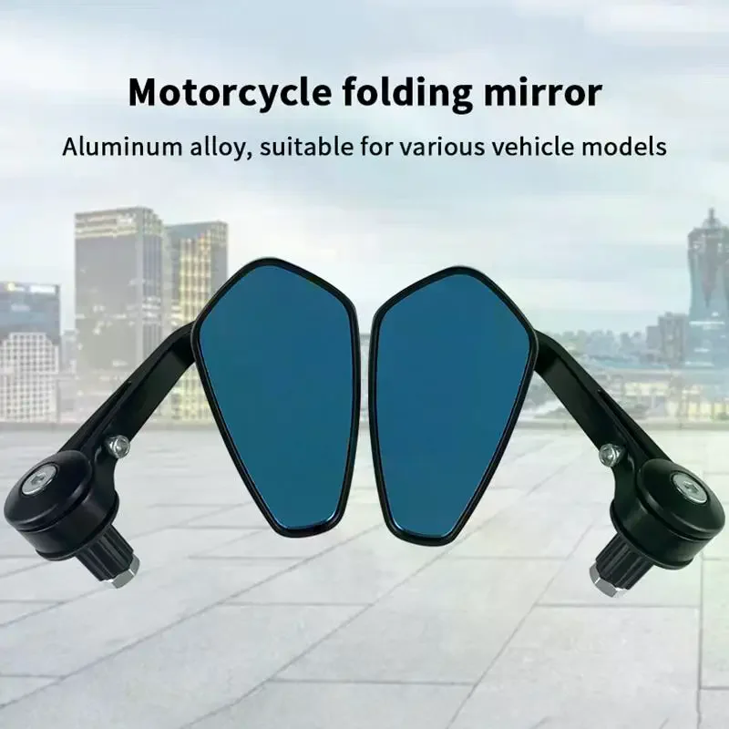 

Universal Motorcycle Mirror Handlebar End Rearview Mirror Side View Mirror Motorcycle Christmas Decoration Rearview Mirror