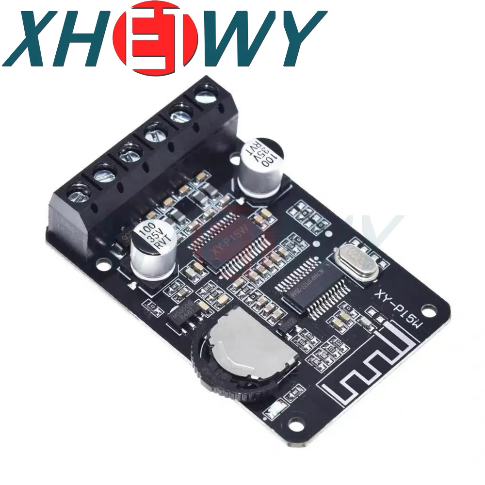 10W/15W/20W Stereo Bluetooth Amplifier Board 12V/24V High-power Digital Module XY-P15W