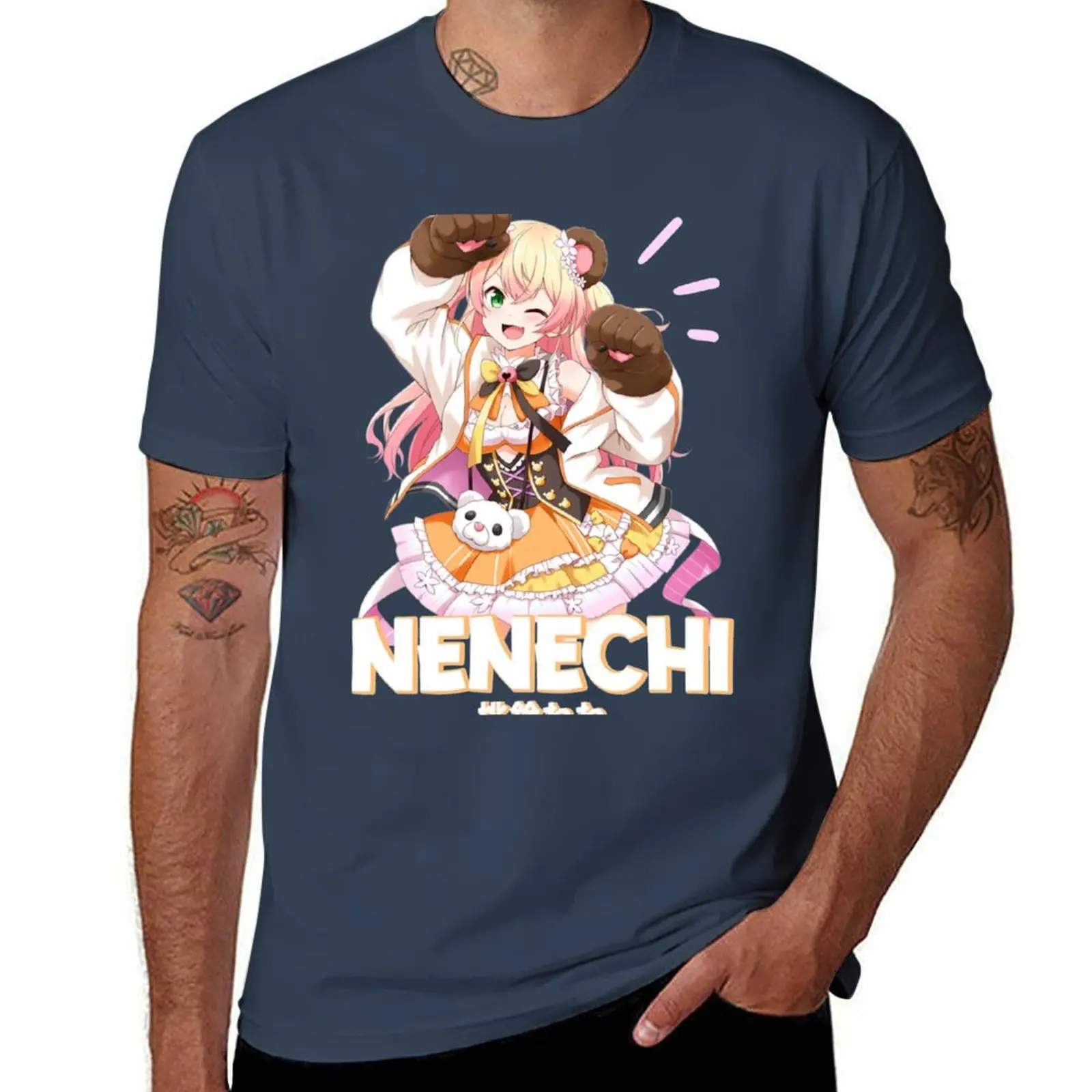 

Hololive - Momosuzu Nene T-Shirt Simple Trendy Casual T-Shirt