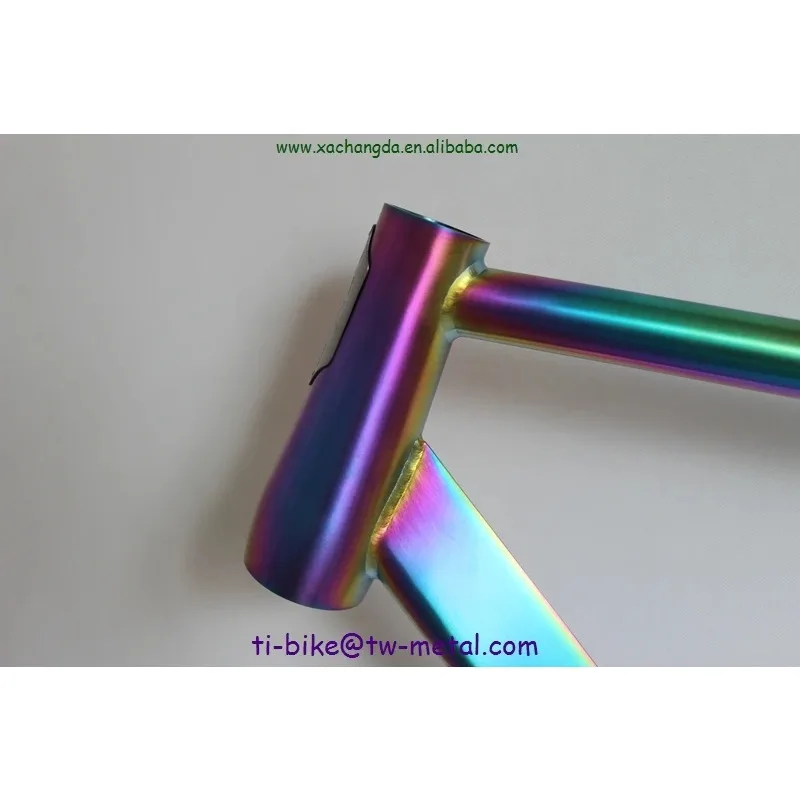 Titanium Gravel Bike Frame With Tapered Head Tube Custom