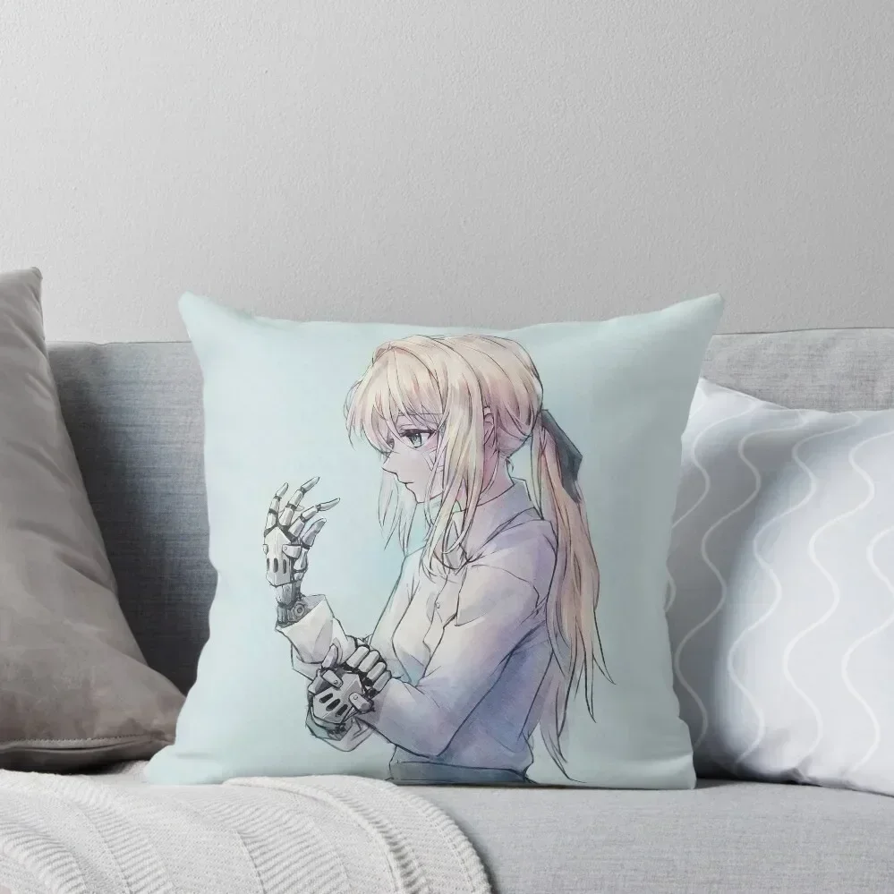 Violet Evergarden Throw Pillow Pillowcases For Pillows Cushion Cover For Sofa luxury sofa pillows Christmas Pillowcase pillow