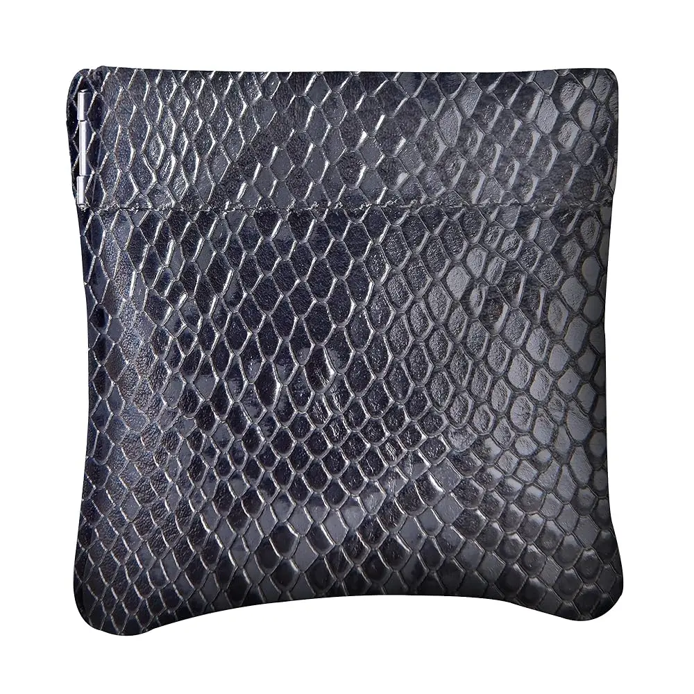 

Кошелек для монет Nabob Leather из натуральной кожи, портмоне для монет, сделано в США, держатель для мелочи для мужчин/женщин, размер 3.5 X 3.5 (Fisht)