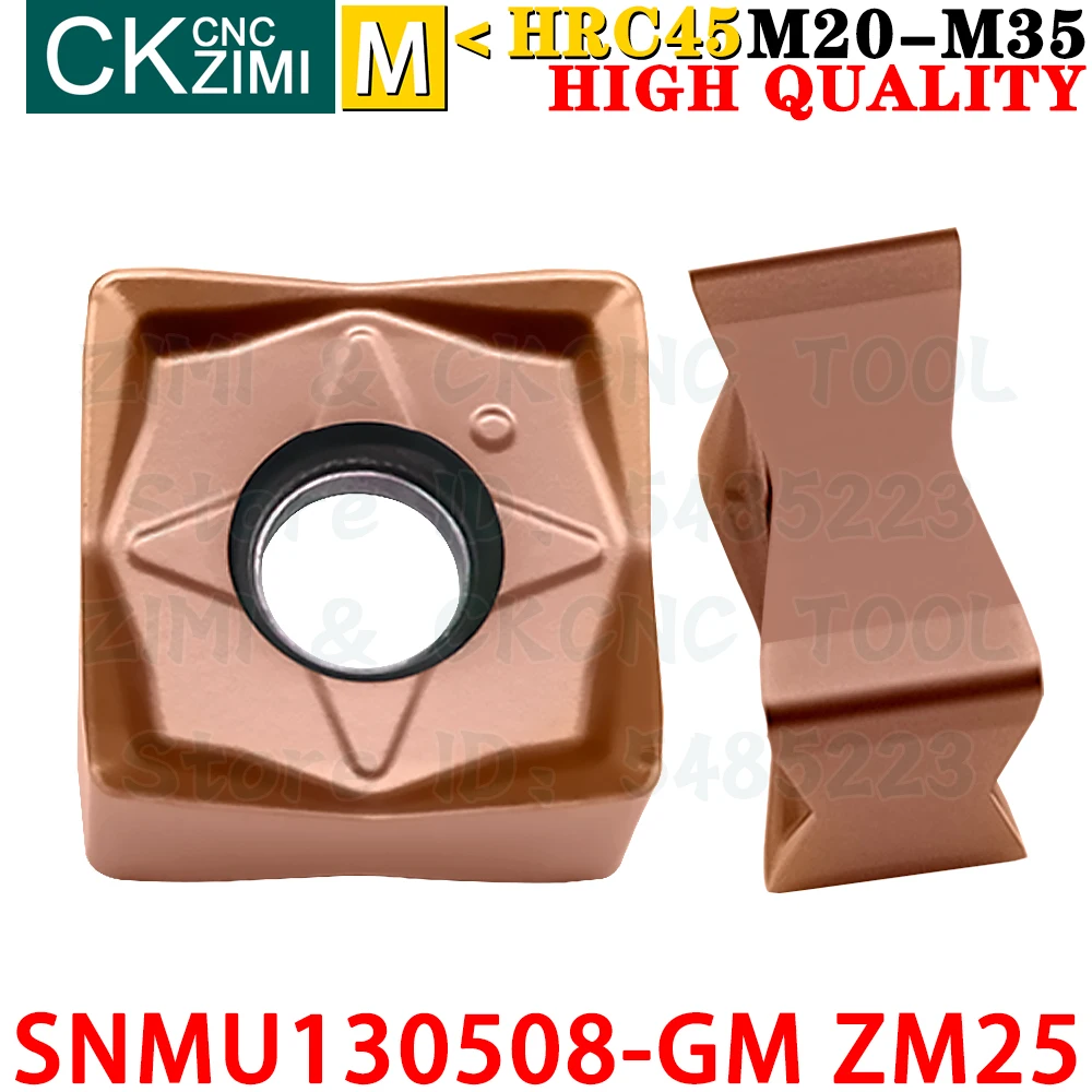 SNMU130508-GM ZM25 SNMU 130508 GM ZM25 SNMU 130508EN GM كربيد إدراج تغذية سريعة طحن إدراج التصنيع باستخدام الحاسب الآلي فهرسة أدوات تعدين القطع الثقيلة