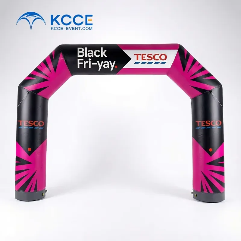 Custom Logo Black Fri-yay Branding Promotional Blow up Easy Set up Inflatable Event Advertising Arch with TPU for Store