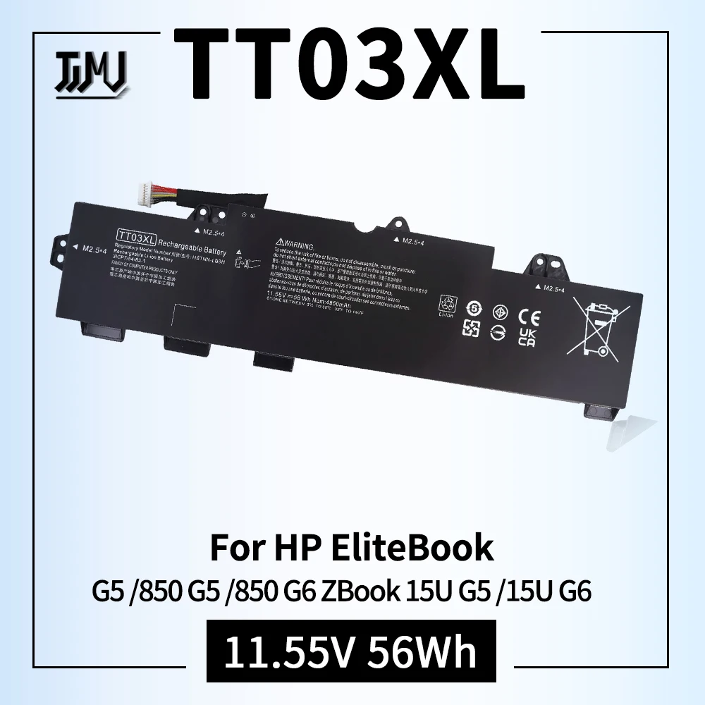 Tt03xl 933322-855 932824-421 Laptop Batterij Vervanging Voor Hp Elitebook 755 G5 /850 G5 /850 G6 Zbook 15u G5/15u G6 932824-1c1