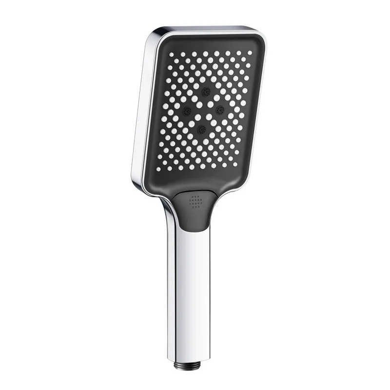 Shower Head, Pressure-boosting Shower Nozzle, Large Water Output Silicone Anti-clogging Shower Head with Three-level Adjustment