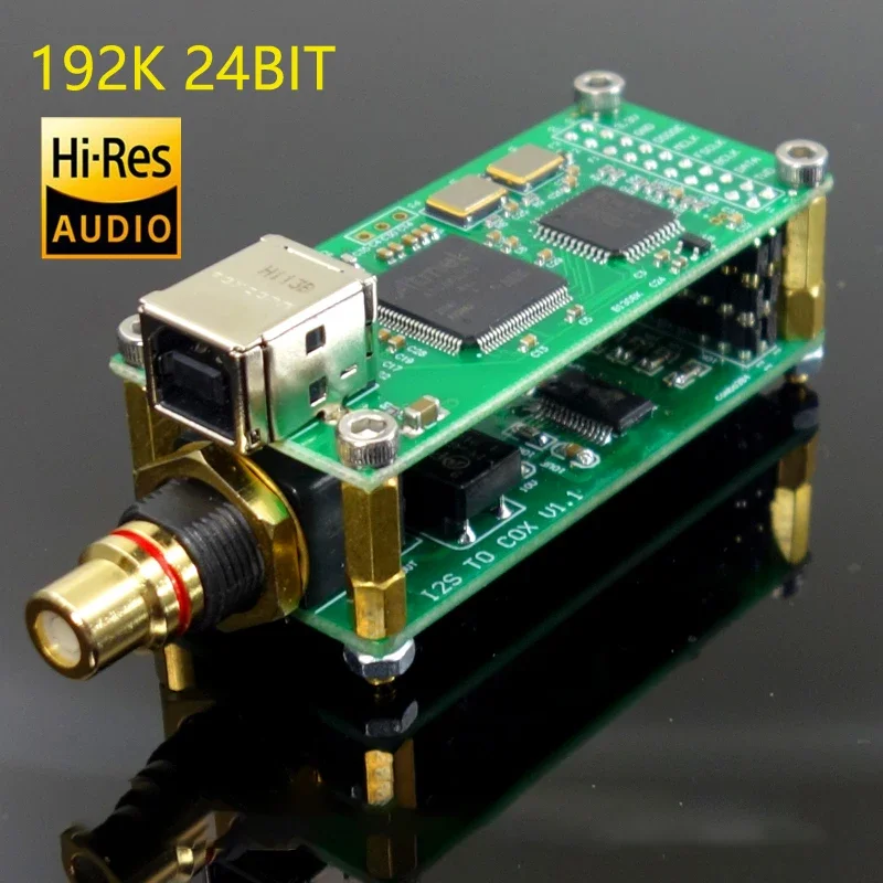 

Цифровая аудиоплата Nvarcher WM8805 с выходом I2S на коаксиальный SPDIF, поддержка Italian Amanero Combo384 / XMOS USB