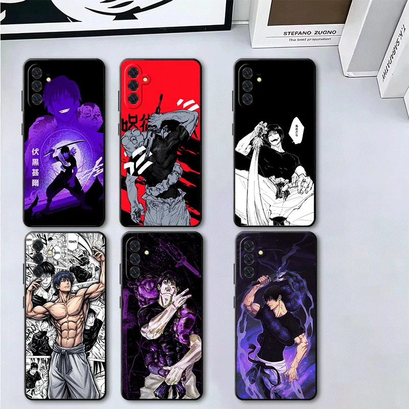 Anime Fushiguro Toji JUJUSU Soft Phone Case for Samsung A17 A37 A57 A16 A26 A36 A56 A15 A25 A35 A55 A14 A24 A34 A54 A13 A23 A33