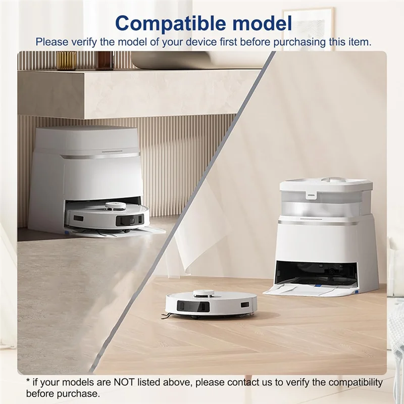 Yeedi M12 PRO+ 및 Ecovacs DEEBOT T30 Omni T30 PRO MAX 진공청소기용 FZFZ 교체 먼지 봉투 10개입