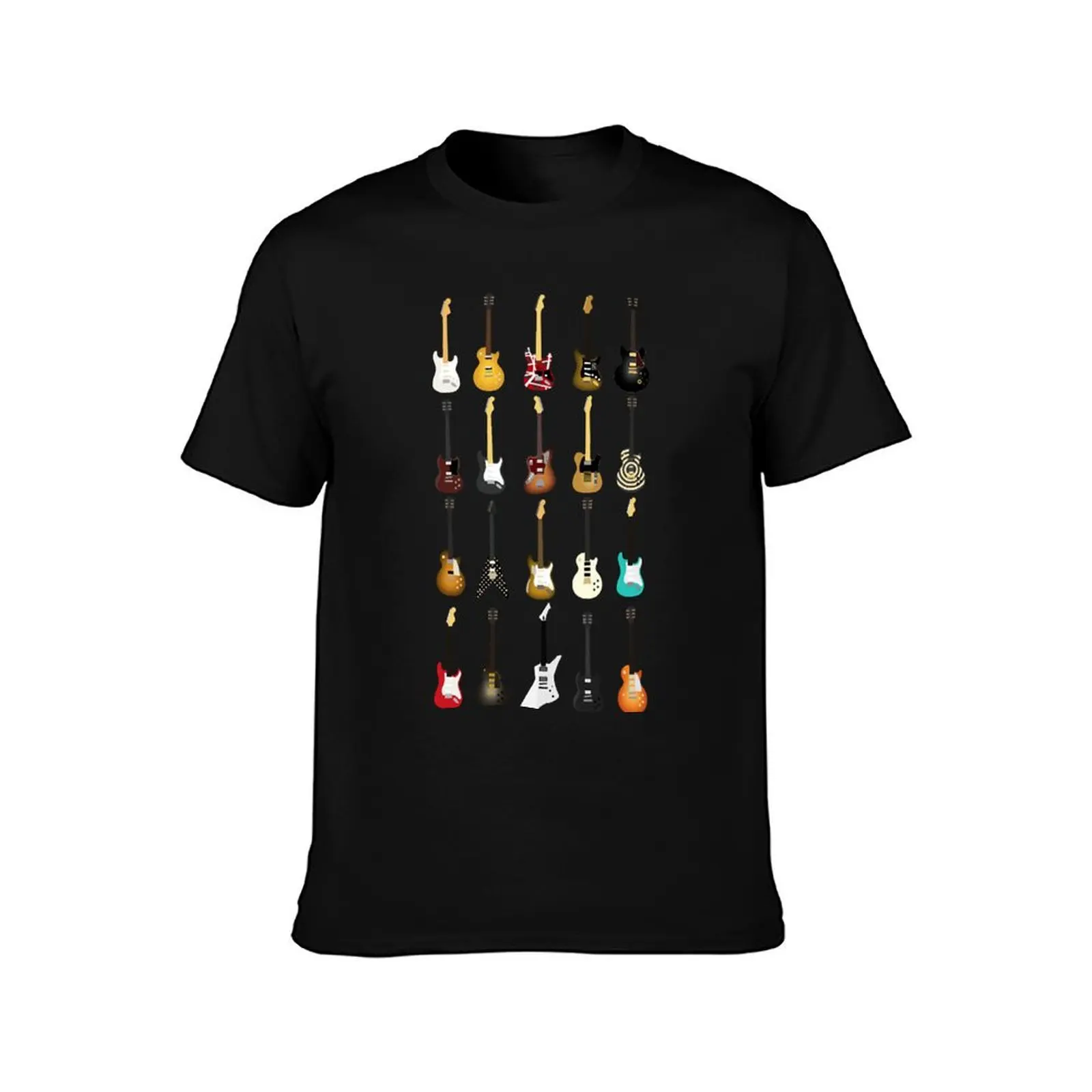 Guitar Collection T-Shirt oversized quick drying outfits for men