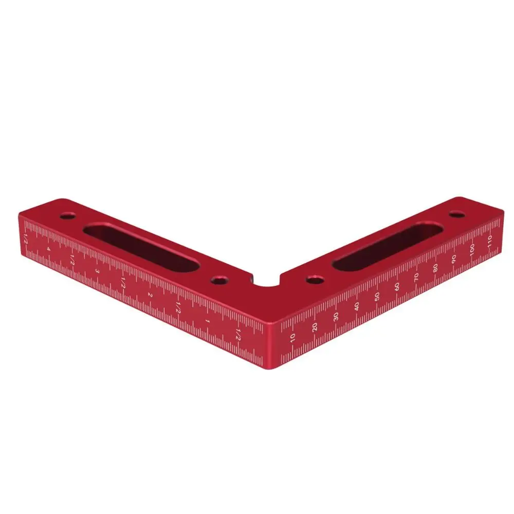 Aluminium Alloy 120mm Corner Positioning Ruler, DIY L-shaped Right Angle Clamp, 90° Precise Square Positioning Fixture