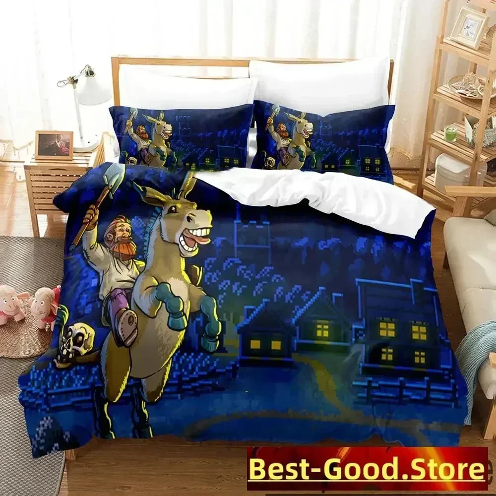 

Game Graveyard Keeper Bedding Set Duvet Cover Sheet Printed Bed Set Pillowcase Bed Full Queen King Size Comforter Bedroom