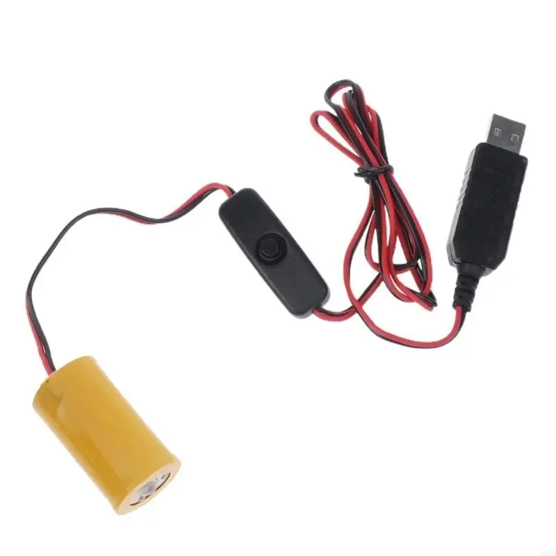 Uniwersalny przewód zasilający USB 5V2A do 1,5-6V1A LR20 D z przełącznikami do wag łazienkowych/latarek — zdjęcie produktu 3