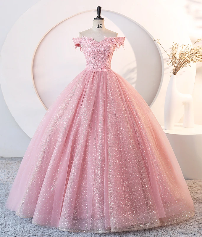 

15 платьев Quinceanera, бальное платье, розовое платье Quinceanera, милые вечерние платья, платье для выпускного вечера, торжественное 15-летнее платье по индивидуальному заказу