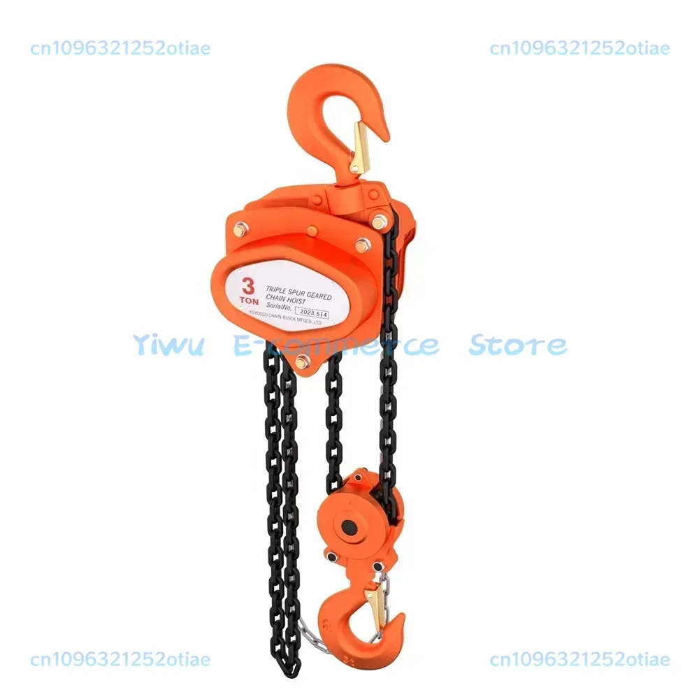 

For Promotion Manual Chain Hoist 3T 3M Hand Block For Port Terminal