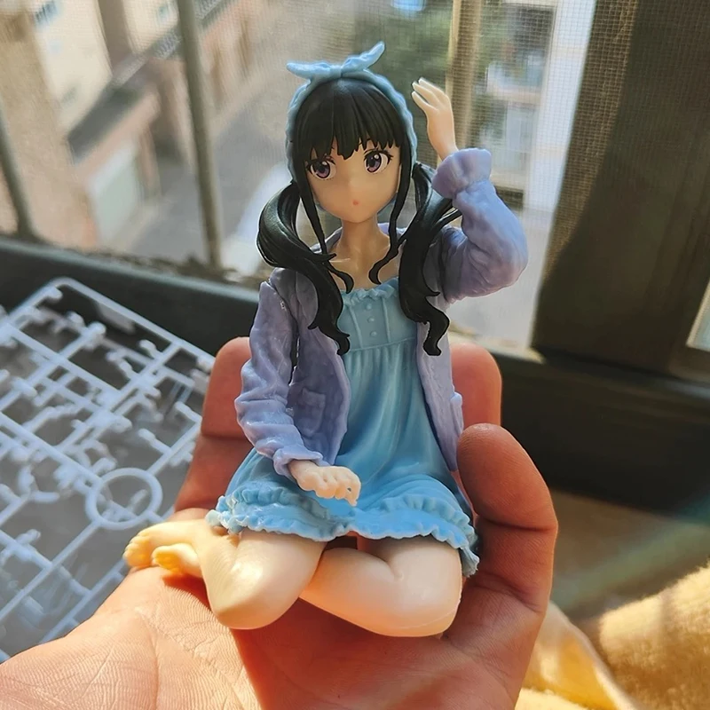 10cm Hot Anime Lycoris Recoil Nishikigi Chisato Inoue Takina GK Figures Car Computer Case Decoration Model Trendy Toys Boys Gift