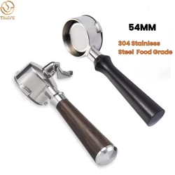 304 Stainless Steel 54mm Bottomless Portafilter Dual Spout Porterfilter for Breville Sage 870/878/880 - with Precision Fit