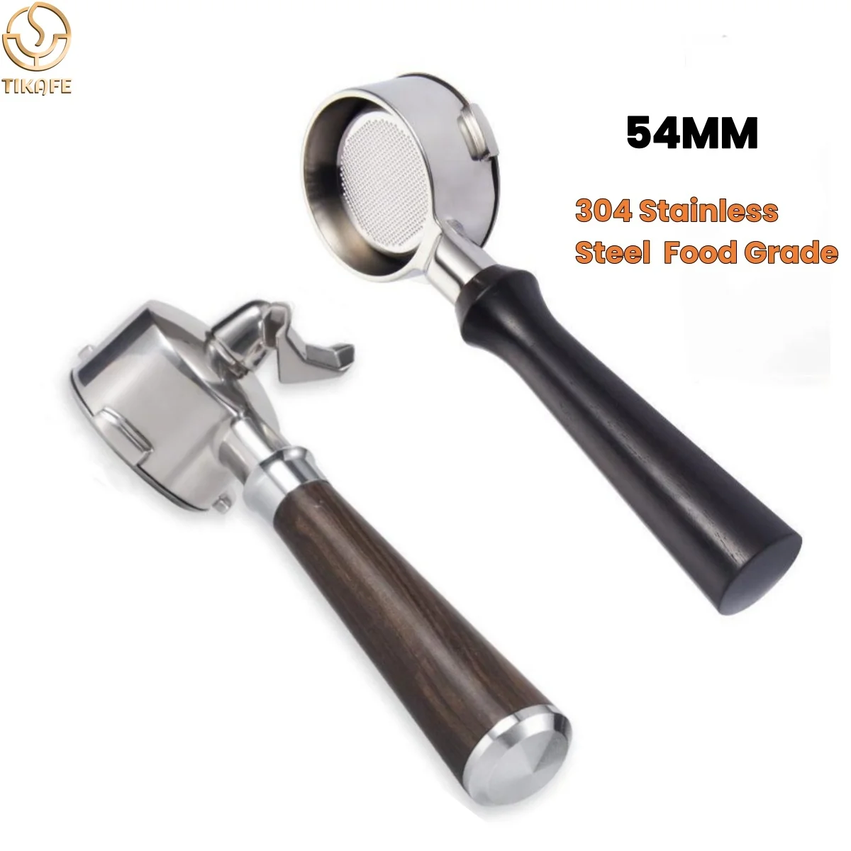 54MM 304 Stainless Steel Coffee Portafilter for Breville Sage 870/875/878/880 Naked/Double Spout Coffee Handle Barista Accesorry