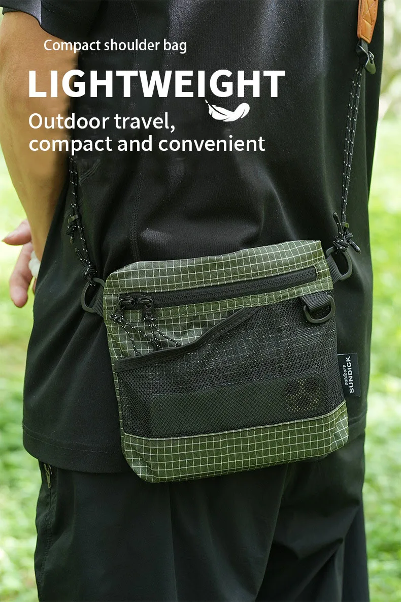 Outdoor-Reisetasche mit Einzelschultergurt, Erhältlich in 6 Farben, Kann Diagonal Getragen Werden, Leichtgewichtig, zur Aufbewahrung Kleiner Gegenstände – Detail 1