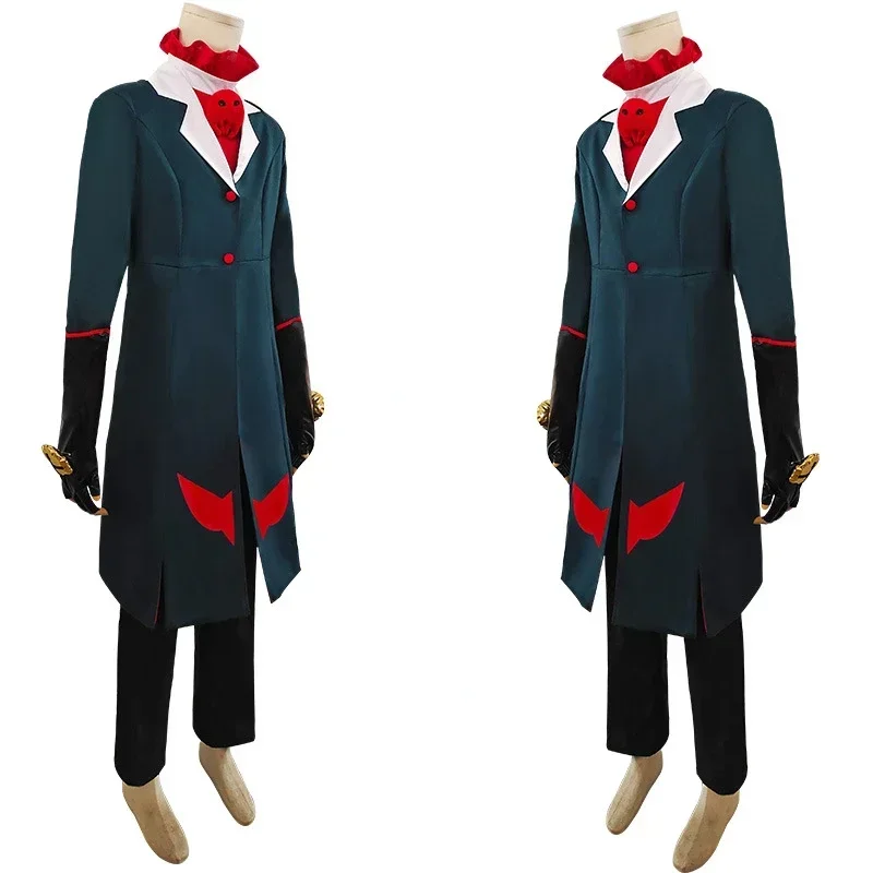 Anime Helluva Boss Blitzo Cosplay Costume Party Uniform Suit with Tail Halloween Birthday Party Carnival Christmas Outfit