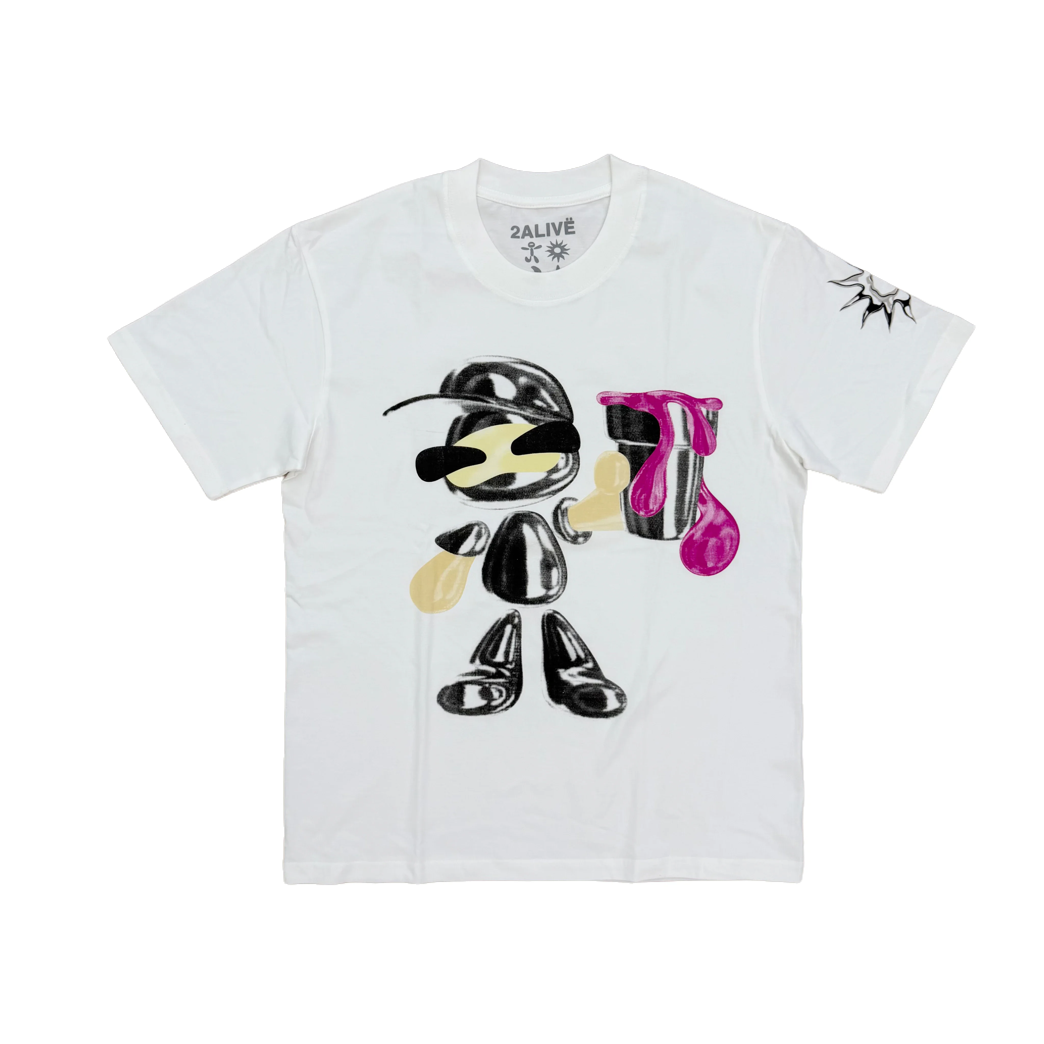 Nouveaux T-shirts pour hommes Yeat 2 Alive Merch Luh Crank Em, T-shirts Hip Hop Skateboard Street en coton, taille US F57
