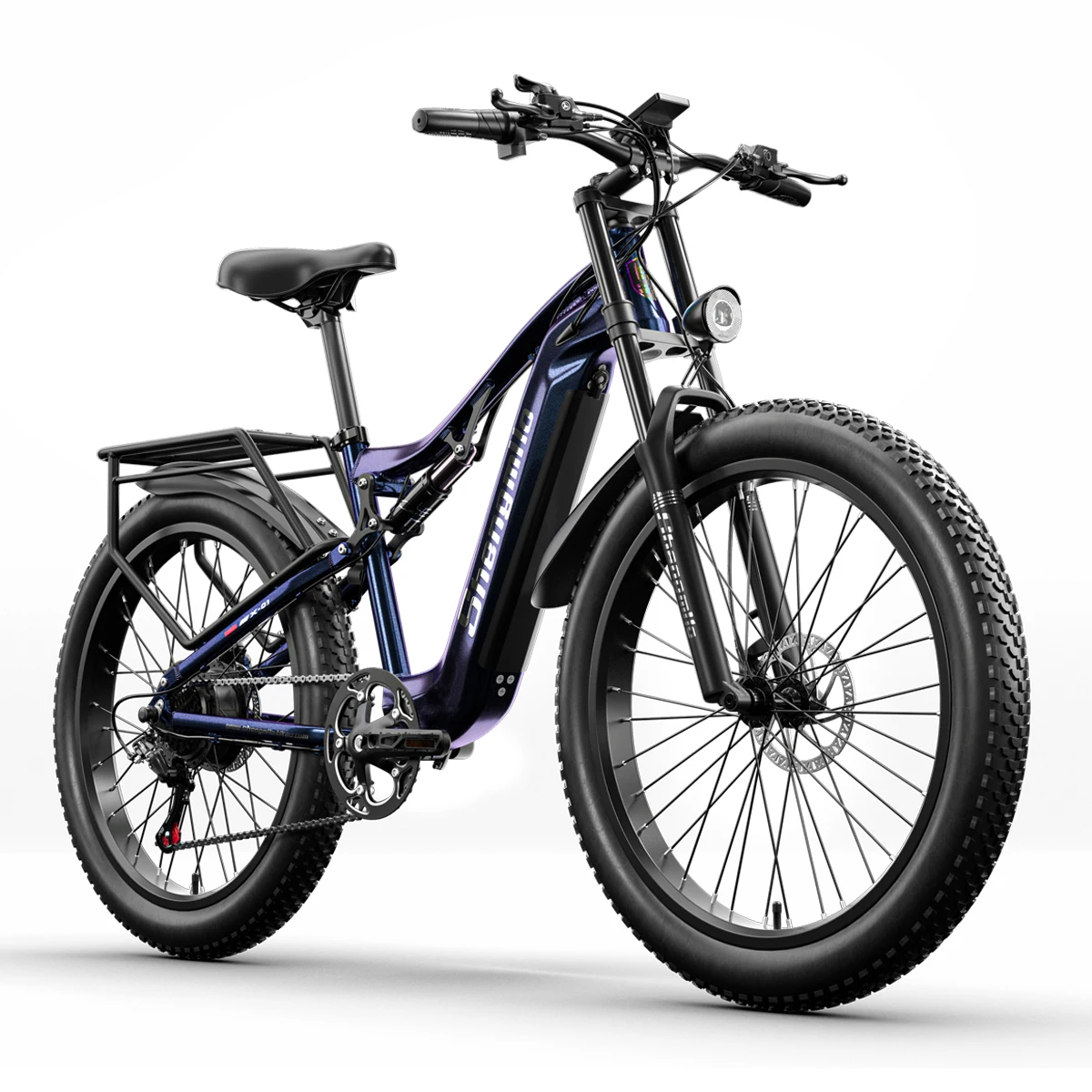 Shengmilo MX03 e bike 1000W Bafang motor 48V17.5AH 26 Inch 3.0 Fat  Tire Off-road Electric Bike Men's E-Mountain bicycle Ebike