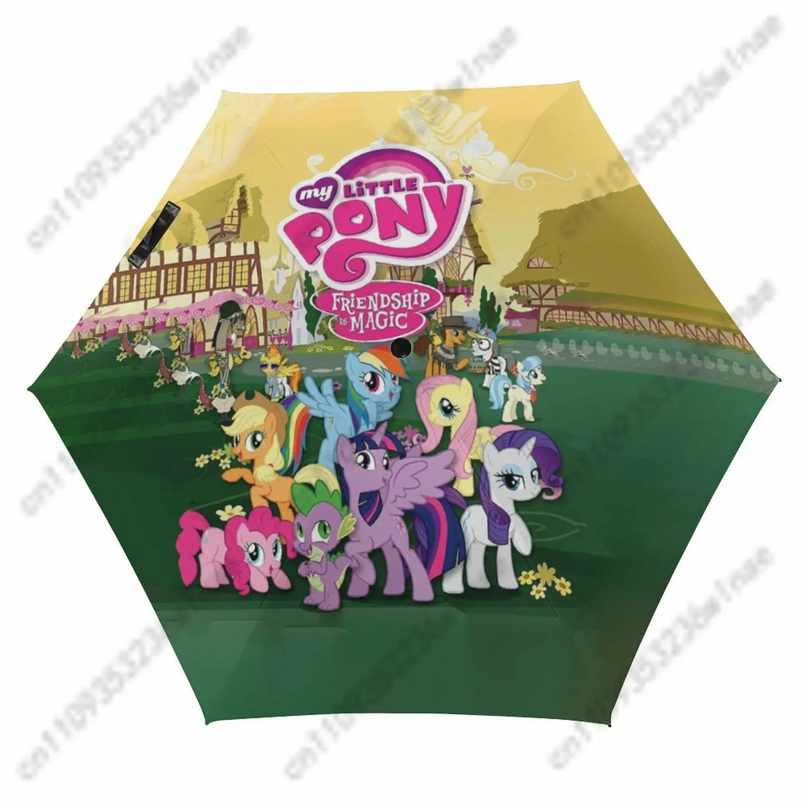 

My Little Pony 5 Fold Umbrella Men Women Windproof Waterproof Folding Umbrella Lightweight Portable Sun Custom Umbrella
