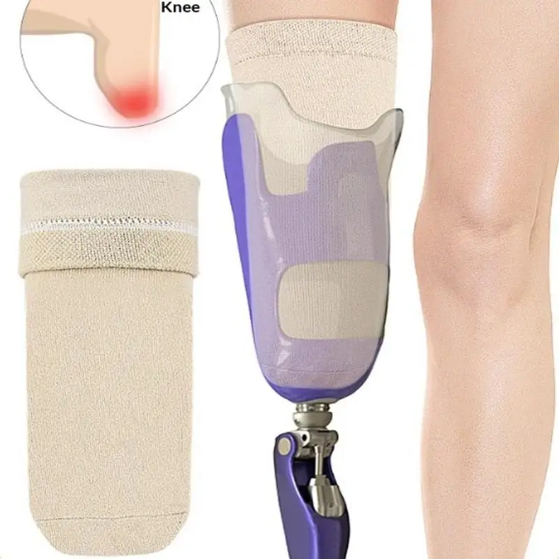 Prothesensocken aus hochelastischem Baumwollgewebe, verdickt, kein Pilling, für Prothesen am Gliedmaßenabschluss – Detail 3