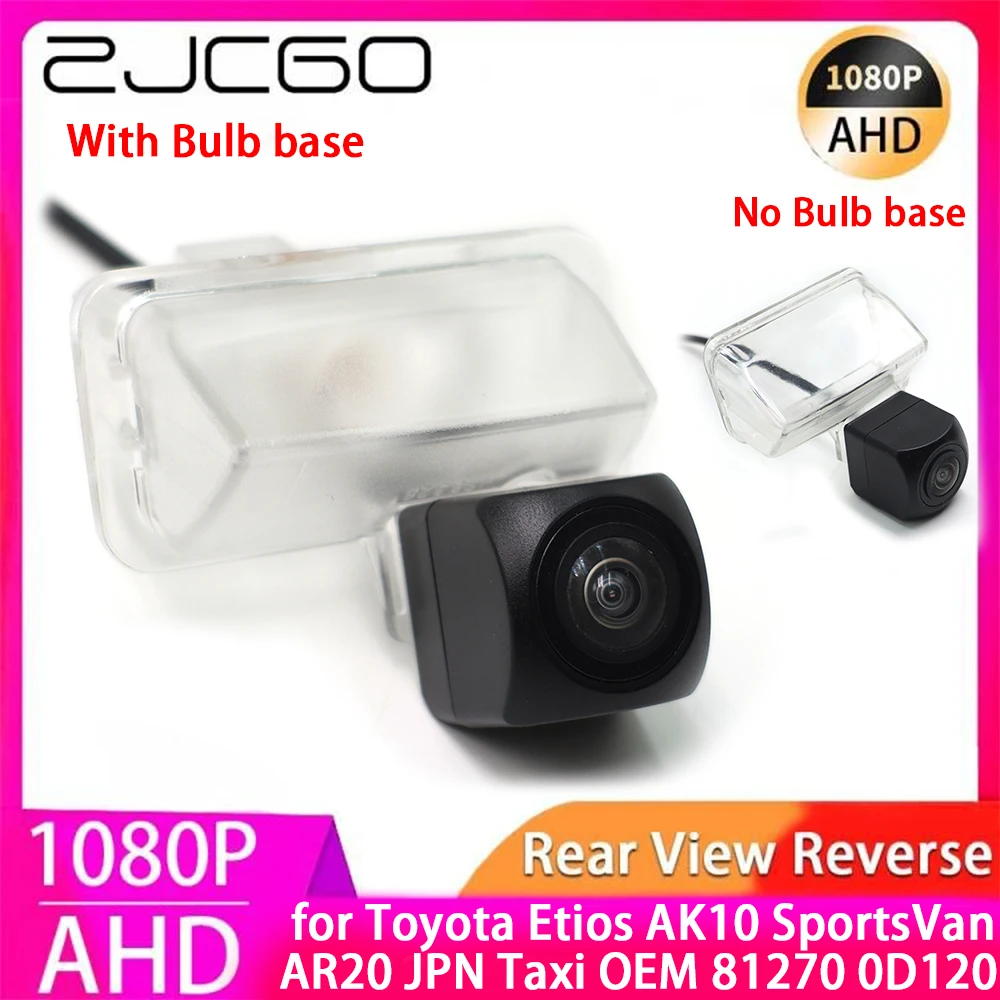 

ZJCGO AHD 1080P Parking Reverse Back up Car Rear View Camera for Toyota Etios AK10 SportsVan AR20 JPN Taxi OEM 81270 0D120