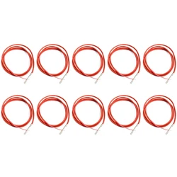 10X 2 Wire PT1000 Temperature Sensor Thermistor Silicone Gel Coated 1.5Meters Probe 45Mm X 5Mm -50-180 Centigrade Rtds
